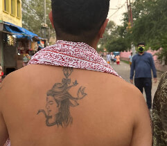 Ranveer AllahbadiaA Shiv Ji Tattoo